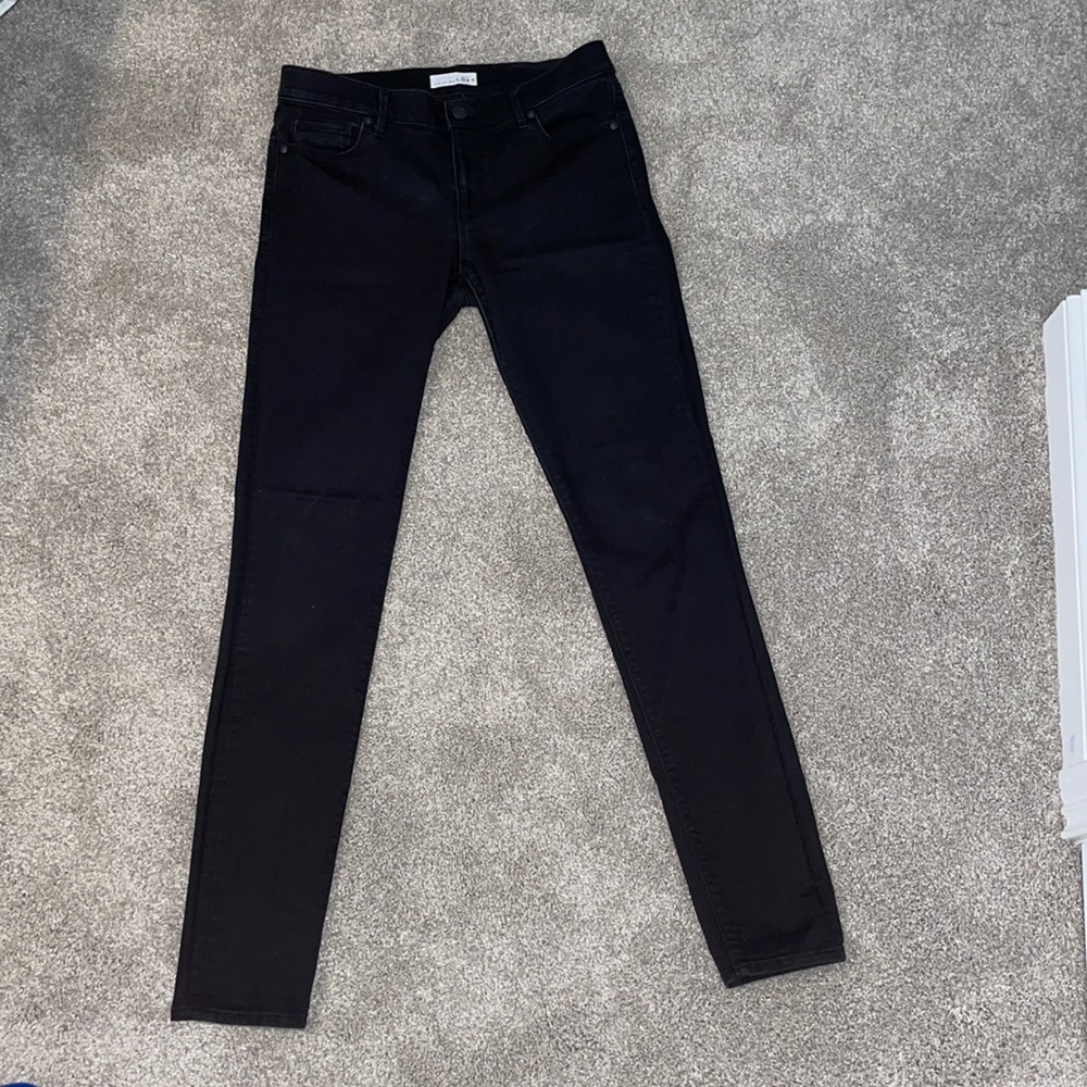 Loft Women’s Modern Skinny Black Jeans - 8 tall
